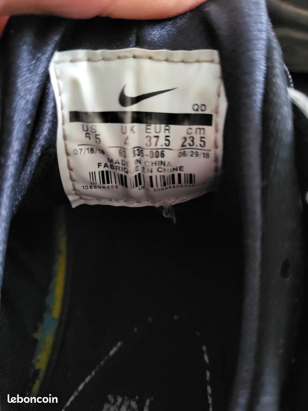 Pointure Nike Taille 18 Pointure En Taille Us Baskets NIKE Air