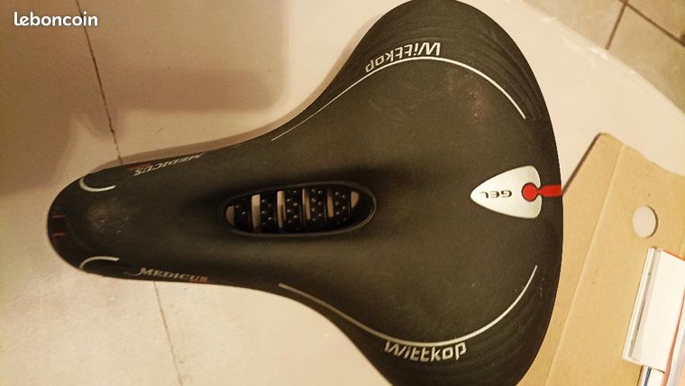 Selle Ergo Anatomique Wittkop Medicus Gel – Noire, Fabrication Allemande, Occasion