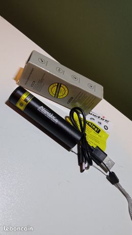 Alonefire SV57 - Mini Lampe Torche UV 365nm Rechargeable USB-C - Détecteur D'Urine Et Fluoresceine 3W