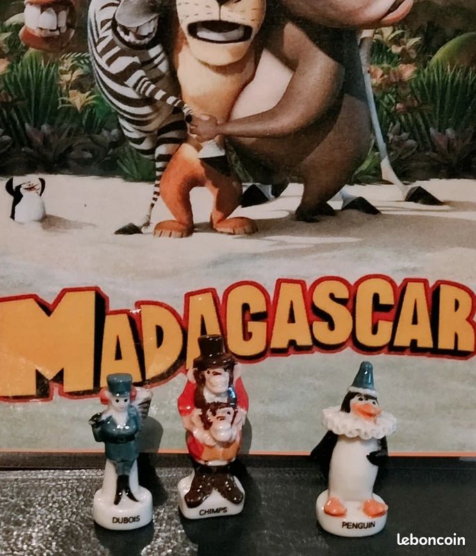 Série complète de 10 fèves "Madagascar3 " (image 4)
