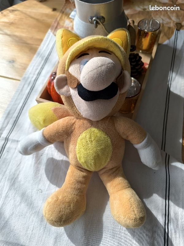 Mario tanuki et Luigi kitsune en peluche Jeux Jouets