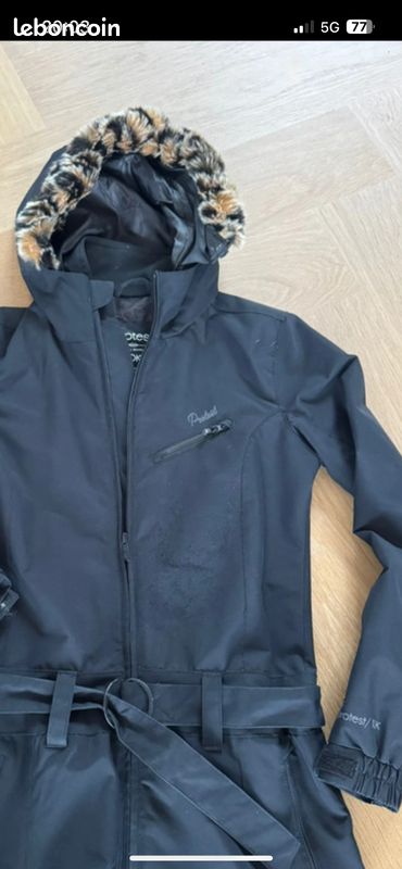 Combinaison de ski Free People Movement All Prepped noire XS