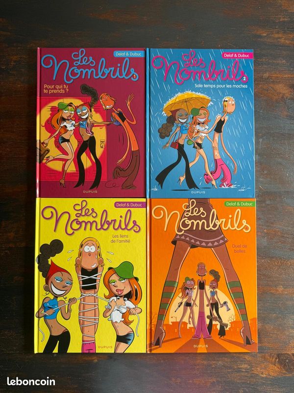 Les Nombrils lot de 4 BD (image 1)