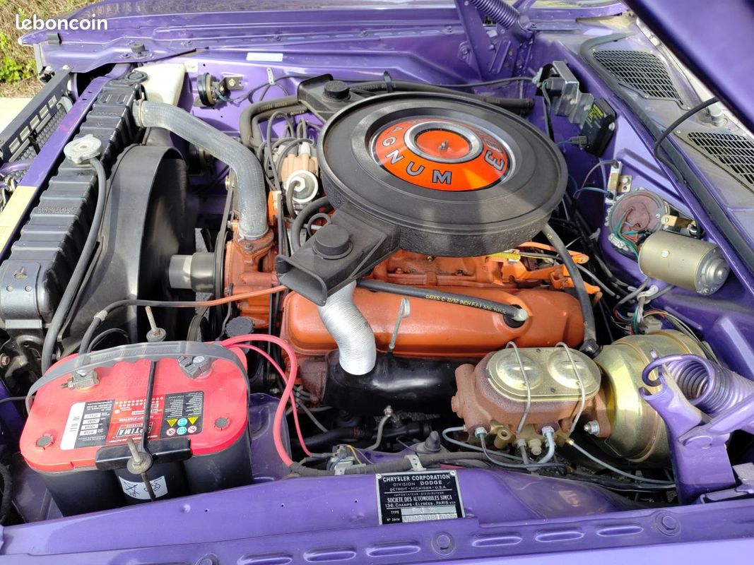 Dodge challenger big block 383, origine france (image 13)