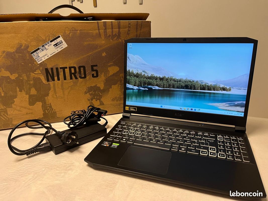 PC Portable Gaming Acer Nitro 5 – RTX 3070 / Ryzen 7 / 32 Go RAM / 1 To + 256go SSD – État impeccable (image 7)