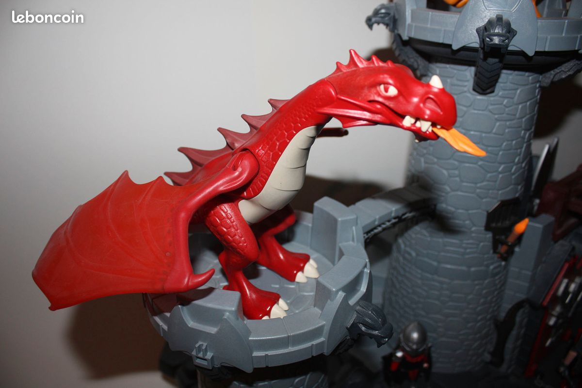 Citadelle du dragon rouge - Playmobil 4835 - Jeux & Jouets