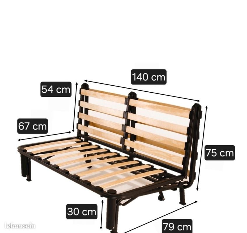 BZ Lit-canapé Ikea Lycksele Lovas (image 2)