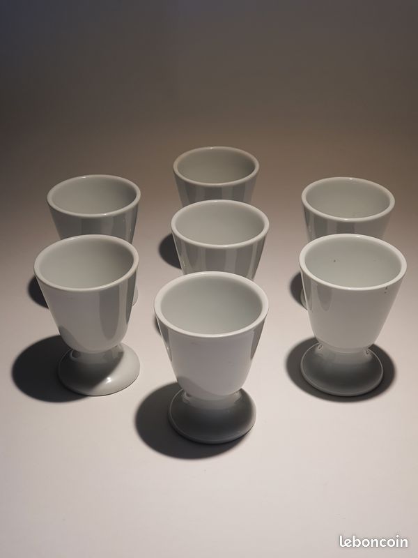 Lot de 7 mazagrans en porcelaine (image 4)