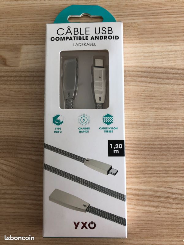 Câble USB compatible Android (image 1)