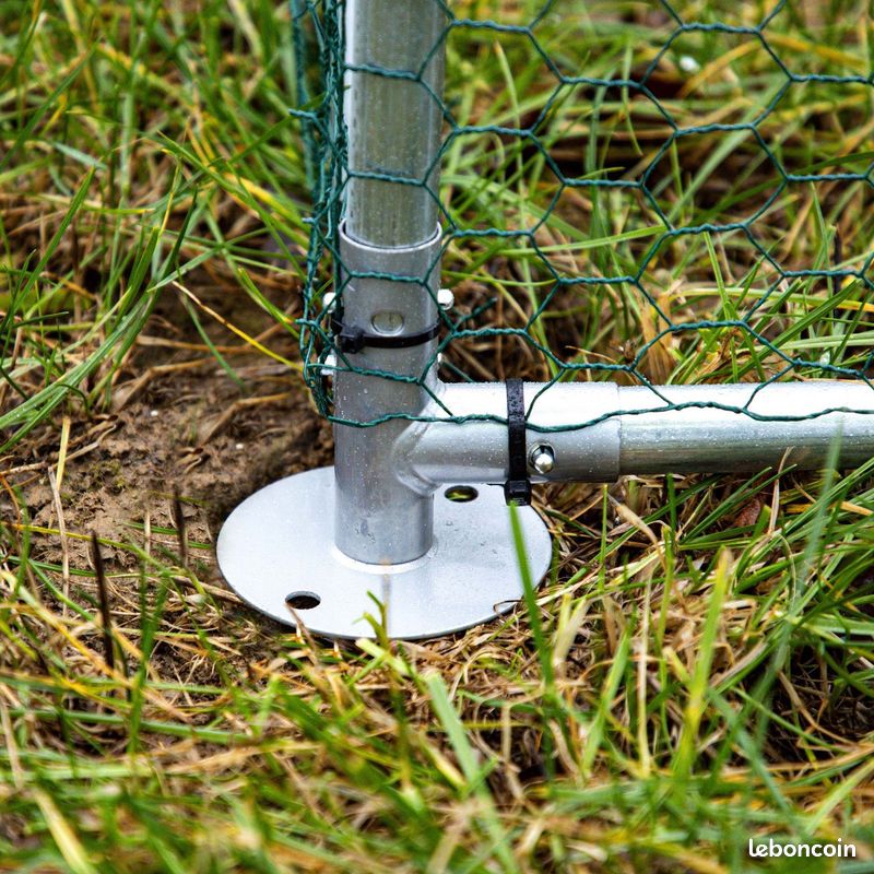 Enclos grillagé poulailler jardin 6x3x2m volière 18m² chatière 18m² enclos chat parc poule oie TOP (image 5)