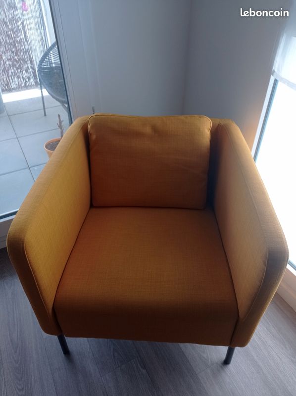 Fauteuil ikea ekero jaune (image 1)