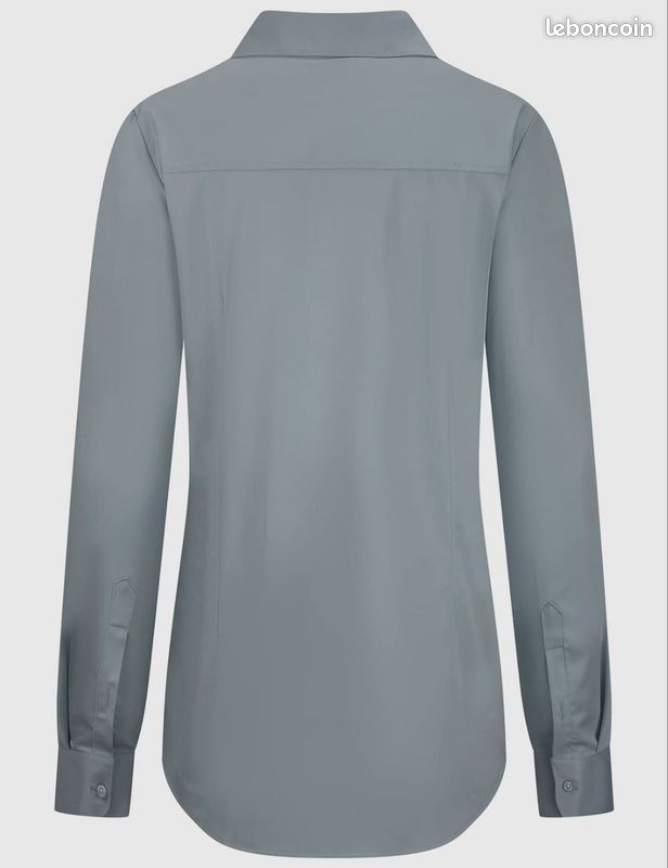 Polo à manches longues à trois boutons avec logo Rigby Go gris asphalte