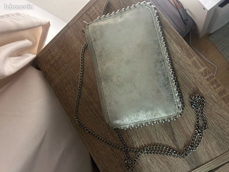 Sac argenté Zara (image 3)