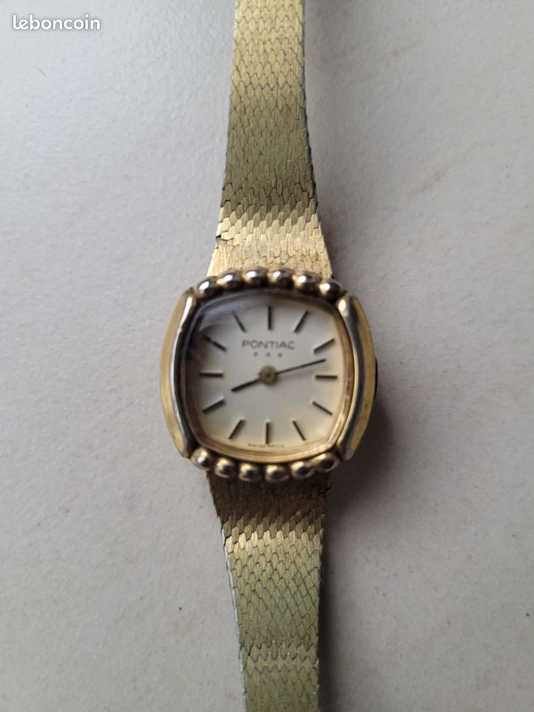 Montre vintage femme PONTIAC Montres Bijoux