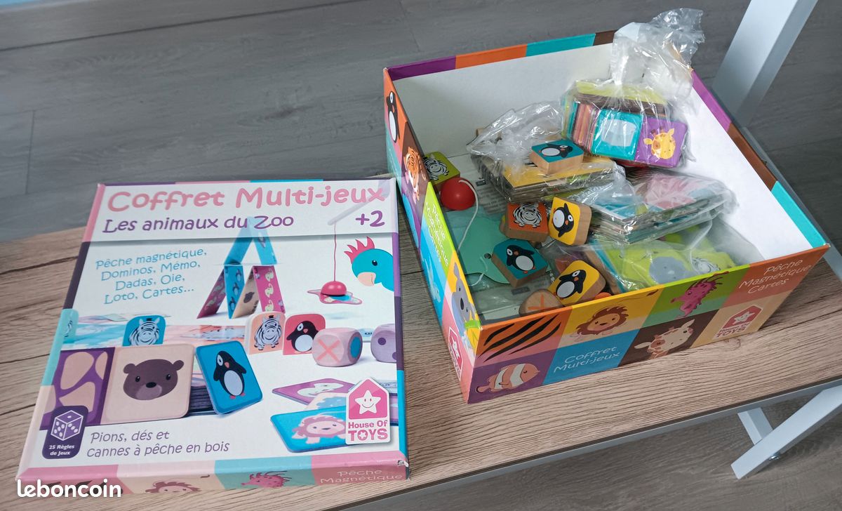 Coffret multi jeux - Les animaux du zoo (image 1)
