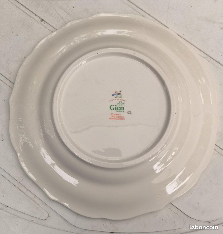 Assiettes faïence de Gien (image 2)