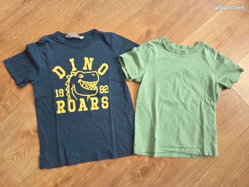 2 t-shirts h&m 4/6A (image 1)