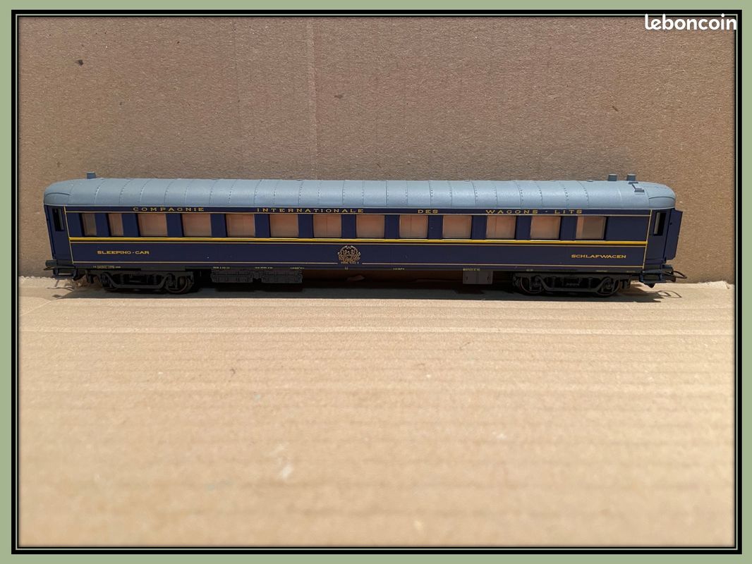 Wagon-lit Jouef Prestige Type Y – ép. IV, Bleu, HO (1/87), RARE