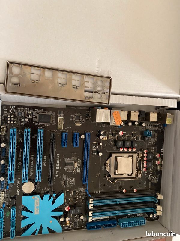Carte mère asus P7P55 LX + processeur i5-760 (image 1)