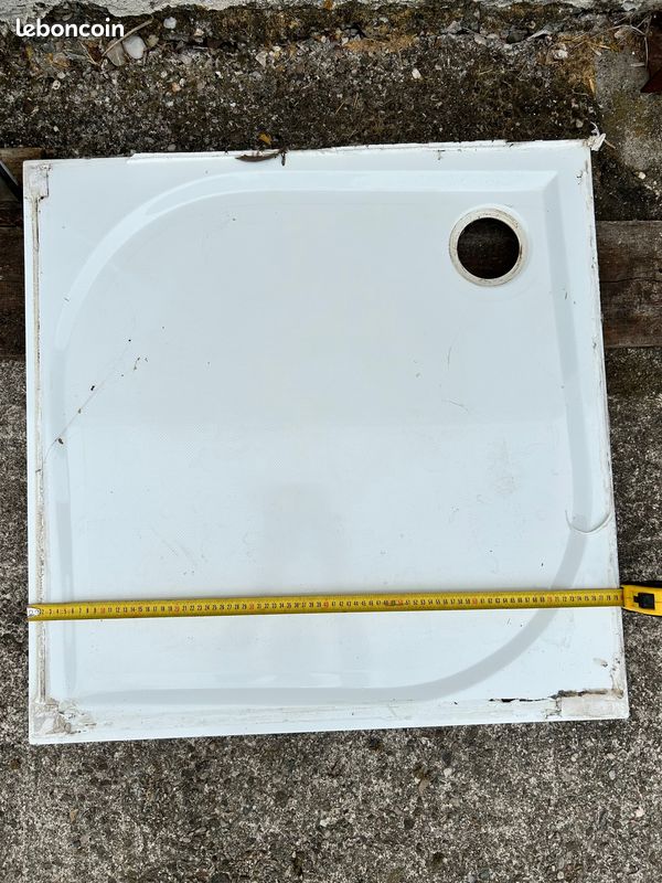 Douche 80x80 (Paroi verre, porte et bac) (image 6)