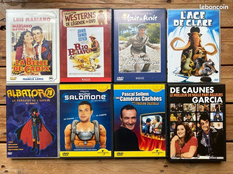 Lot de 8 DVD (image 1)