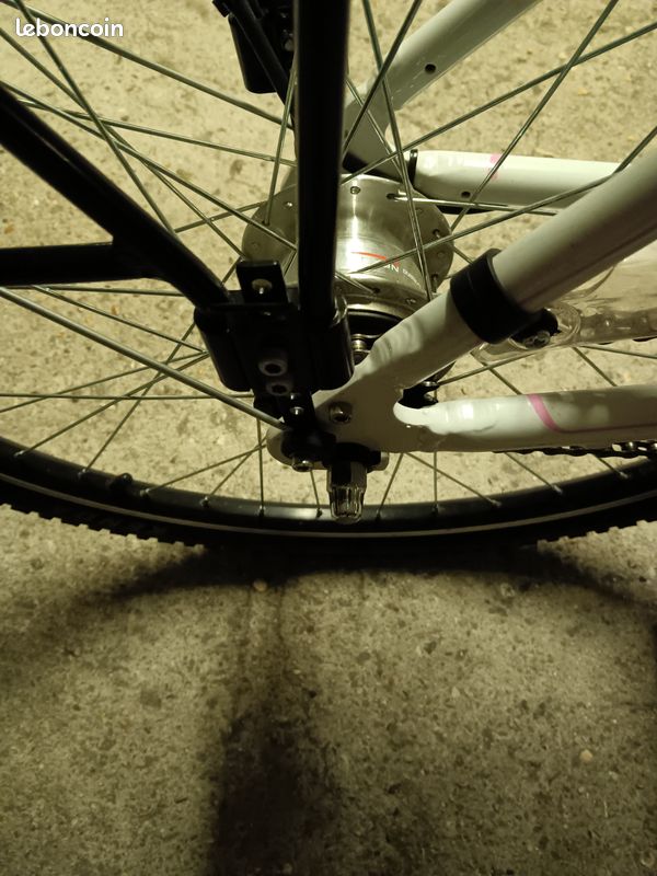 Vélo ville blanc femme 26" col de cygne marque DURET - GELIANO (image 13)