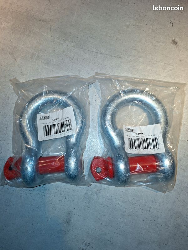 Lot de 2 manille lyre HR GV CMU 12T (image 1)