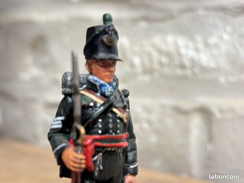 Soldat De Plomb 1er Empire Del Prado - Officier Supérieur Lancier De Séville 1811 - Échelle 1:32 (60mm) - Bon état Occasion