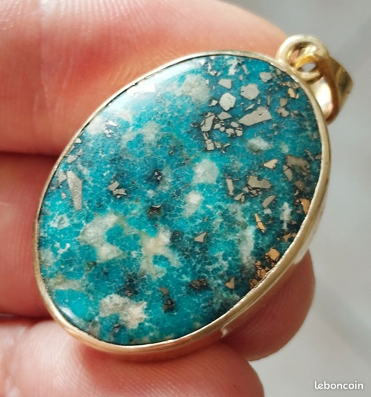 Pendentif Turquoise Et Argent 925/1000 - Neuf Avec étiquettes