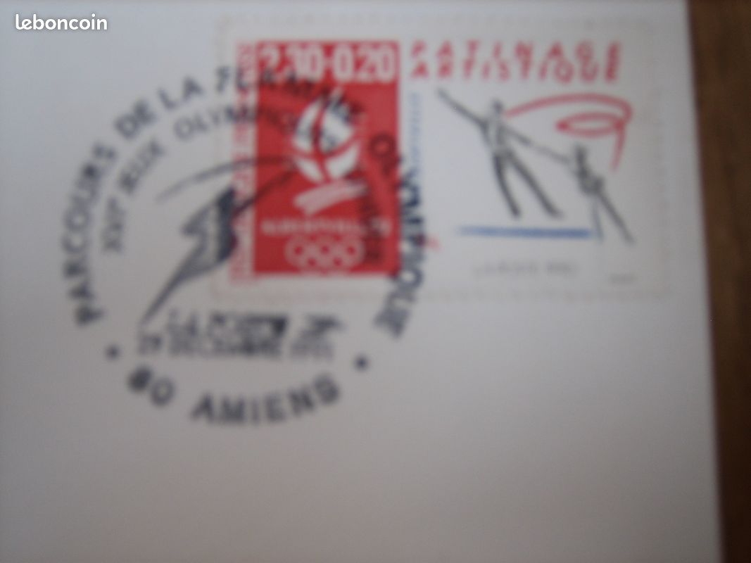 TIMBRE FRANCE BF n° 14 neuf** Jeux olympiques d hiver albertville en