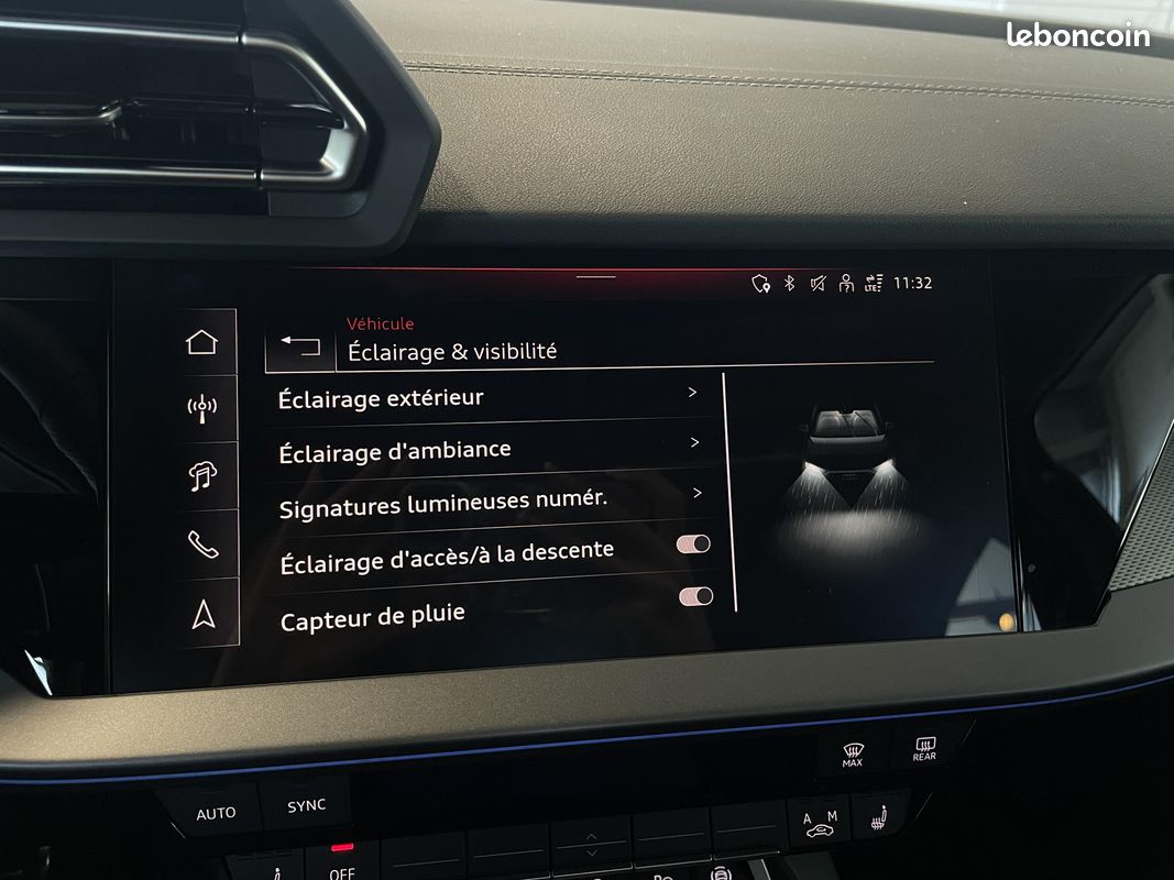AUDI A3 Berline TFSI Mild Hybrid 150 S tronic 7 S line (image 20)