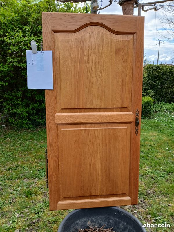 PORTE placard (bois massif) (image 1)
