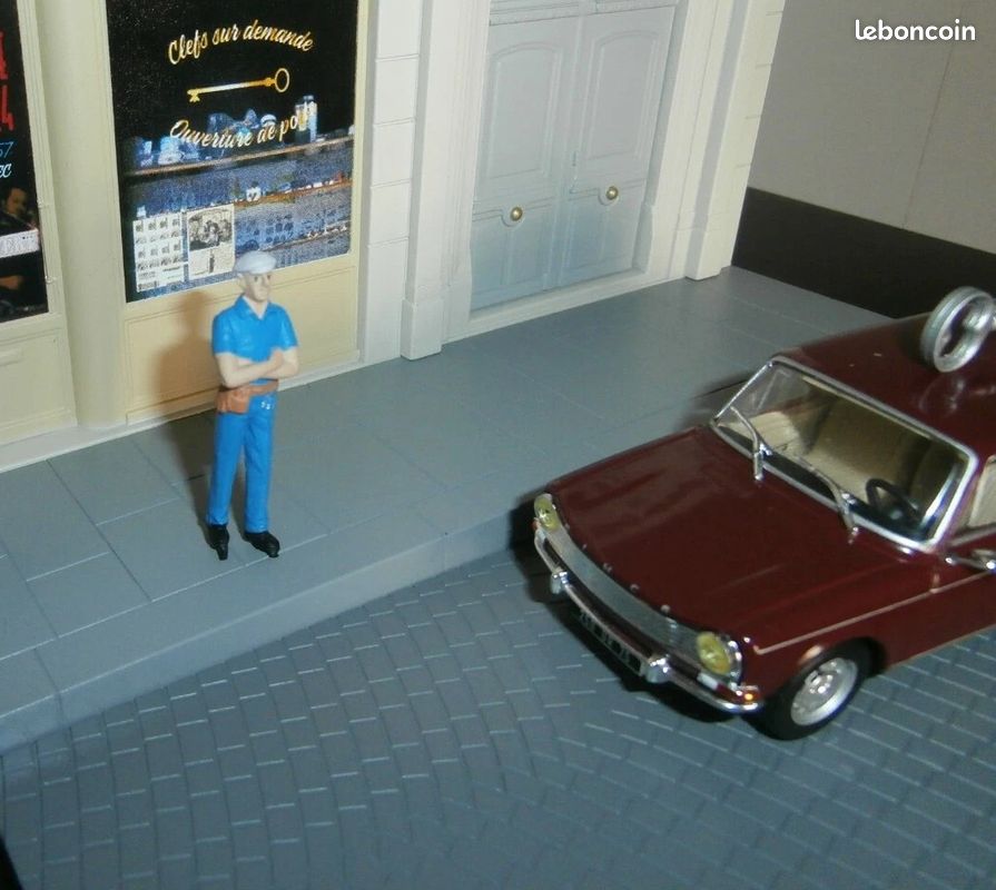 SIMCA 1501 Spéciale BREAK + diorama L'Intervention du serrurier - 1/43 - Neuf en Boite d'origine non déballé - COLLECTION VEHICULES UTILITAIRES N° 8 (image 10)