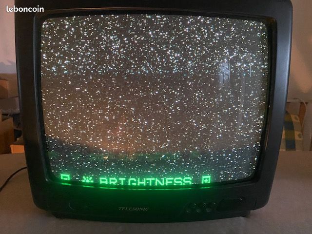 📺 Téléviseur couleur cathodique TELESONIC avec télécommande 👀 DISPONIBLE de suite (image 5)