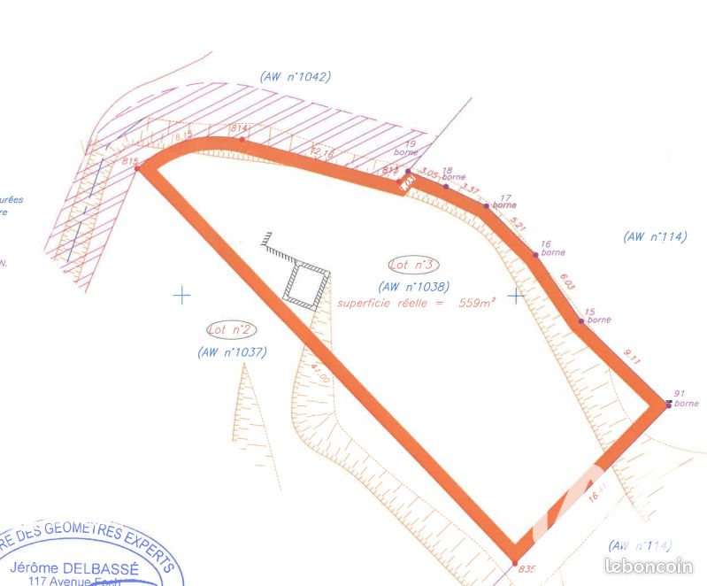 Terrain 559 m² · à Fréjus · 559 m² · 249 500 €