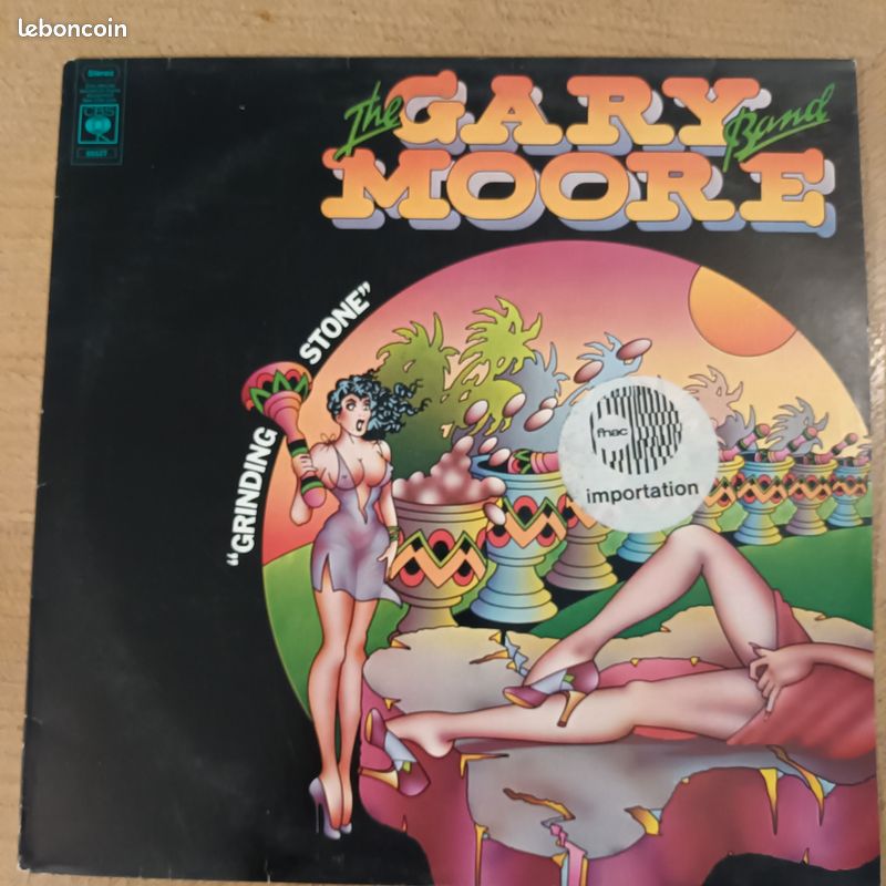 Vinyle 1973 UK. The Gary Moore Band. Grindin Stone. CBS (image 1)
