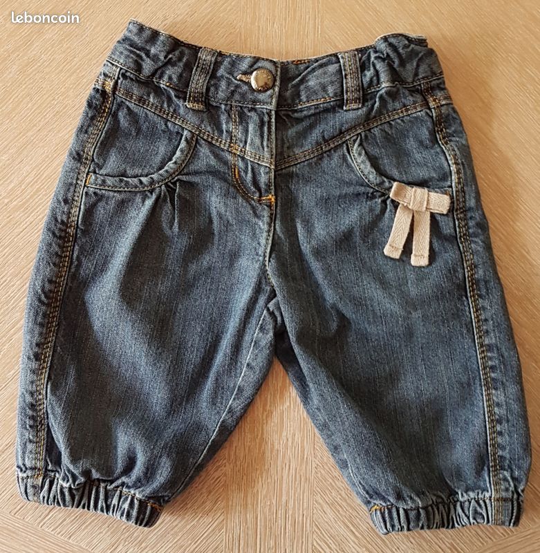 PANTACOURT JEAN - FILLE T 24mois (image 1)