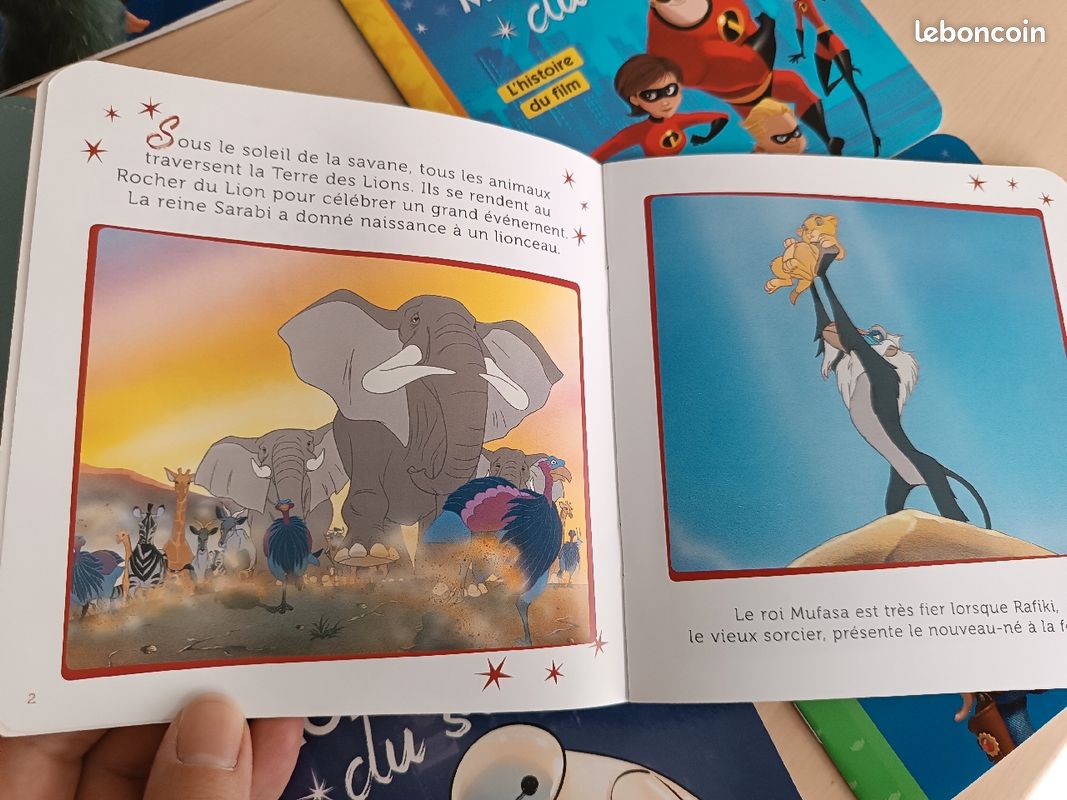 Lot de 6 livres Disney (image 2)