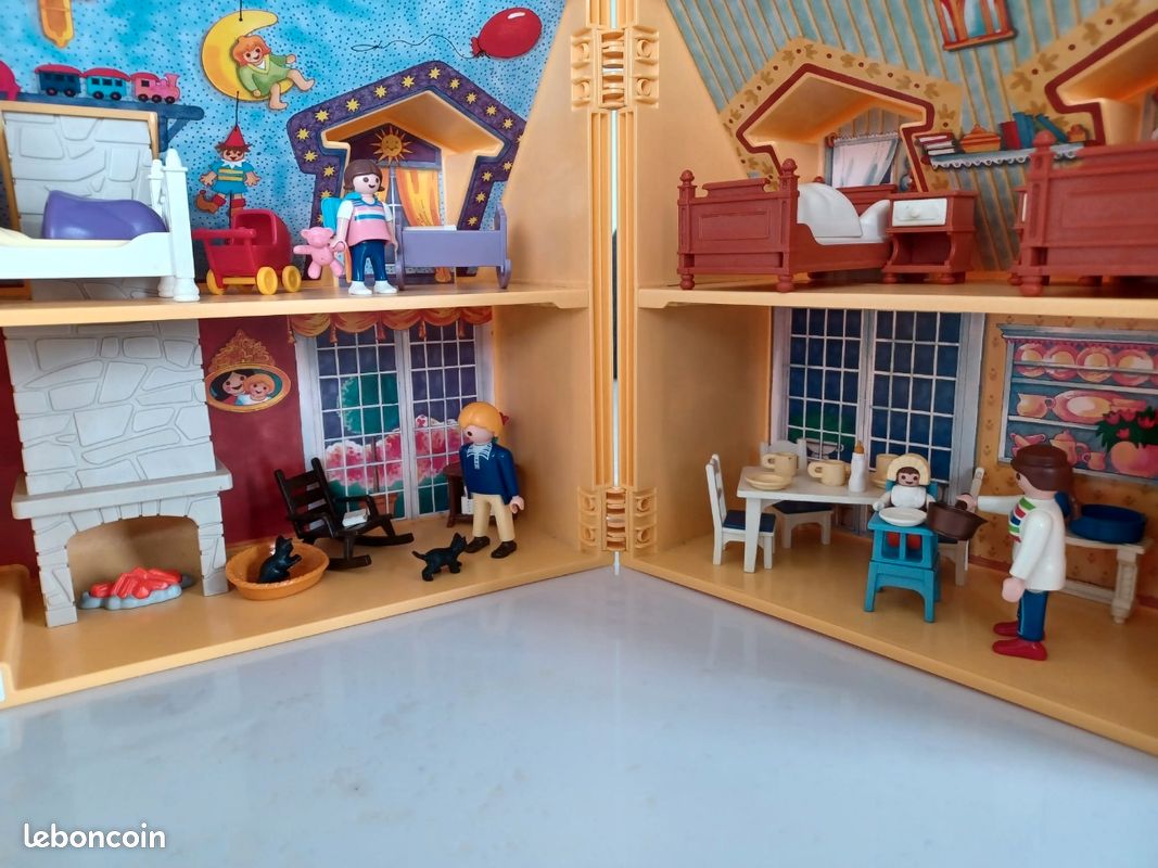 Playmobil n°4145 Maison de famille transportable complet avec boîte d’origine (image 1)