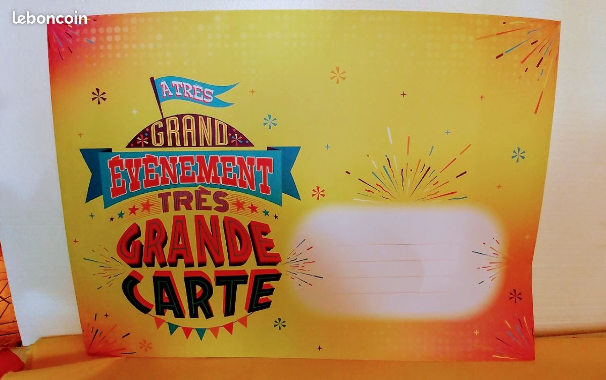 Géante Carte HAPPY BIRTHDAY 50X70cm Neuf (image 4)