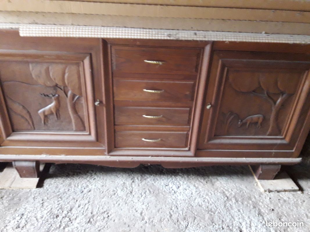 Commode bois massif (image 1)