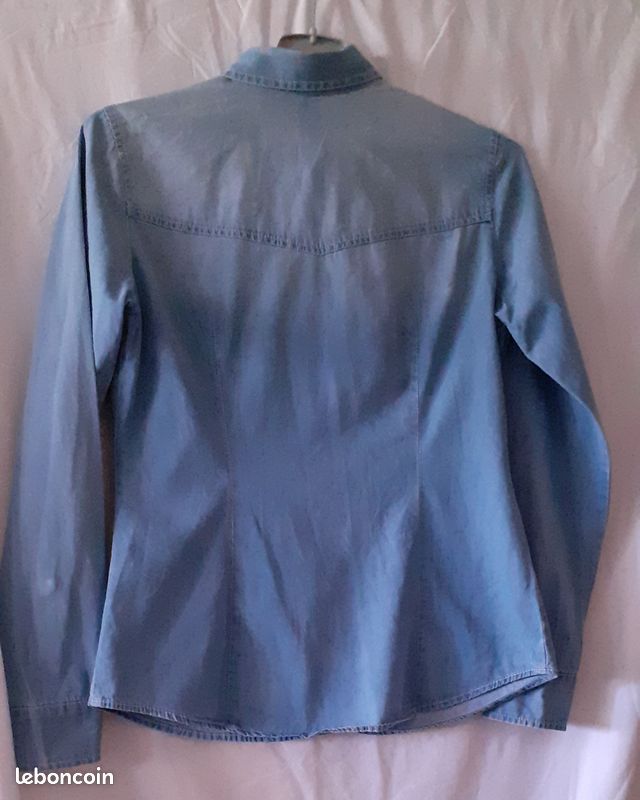 Chemise jean pour femme ou ado (image 2)