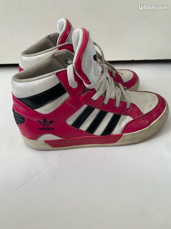 Chaussure Adidas Rose Montante Basket Adidas Montante Taille 33 1/2