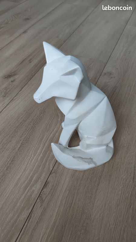 Statuette Renard 🦊 origami Maisons du Monde fox (image 1)