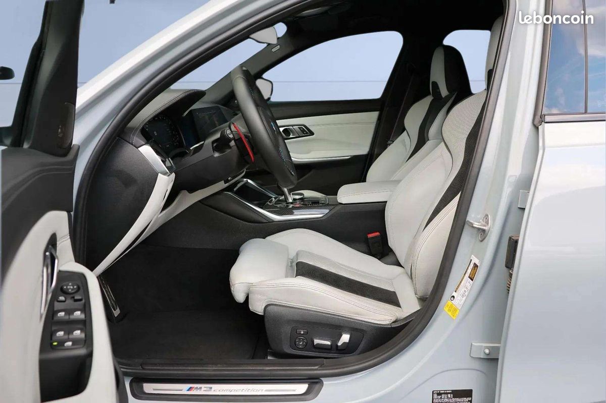 BMW M3 Competition 510 ch * Carbone Extérieur * Laserlight * Harman Kardon * HUD * Brooklyn Grey (image 10)