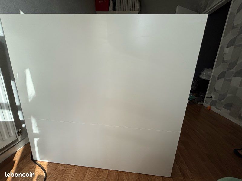 Lit blanc MALM IKEA 90x200 + Sommier (image 4)