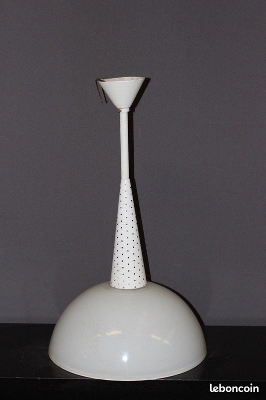 4 lustres suspensions holophane Mathieu mategot vintage (image 4)