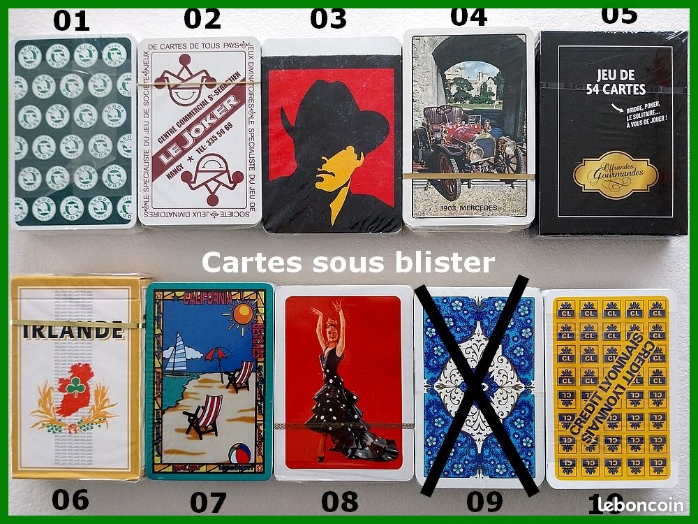 Cartes à jouer à collectionner (image 1)