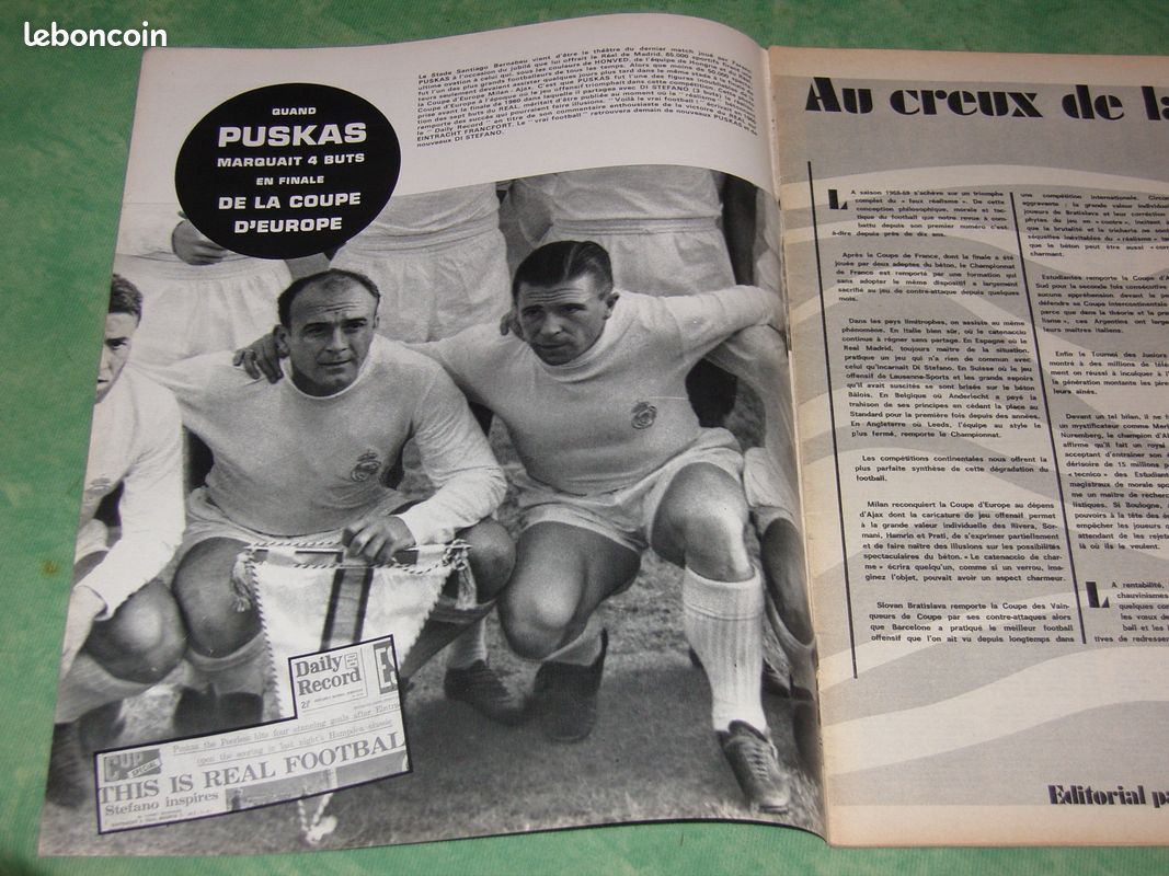 France Football N°1172 De 1968 - Spécial Coupe D'Europe : ASSE Contre Celtic Glasgow
