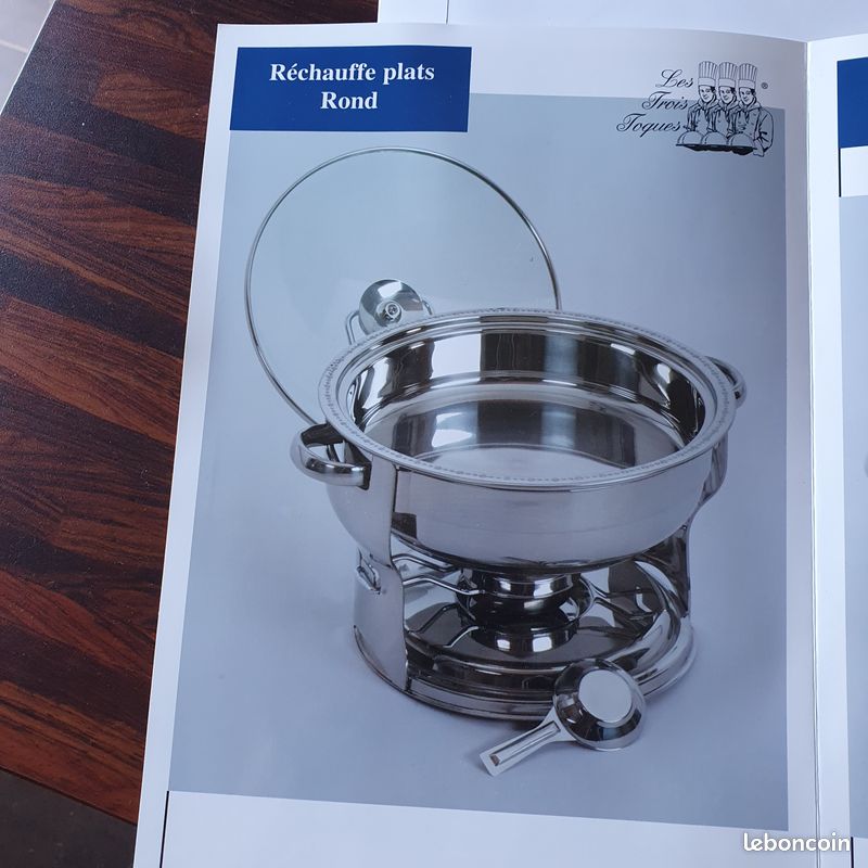 Rechauffe plats inox "les trois toques" (image 1)